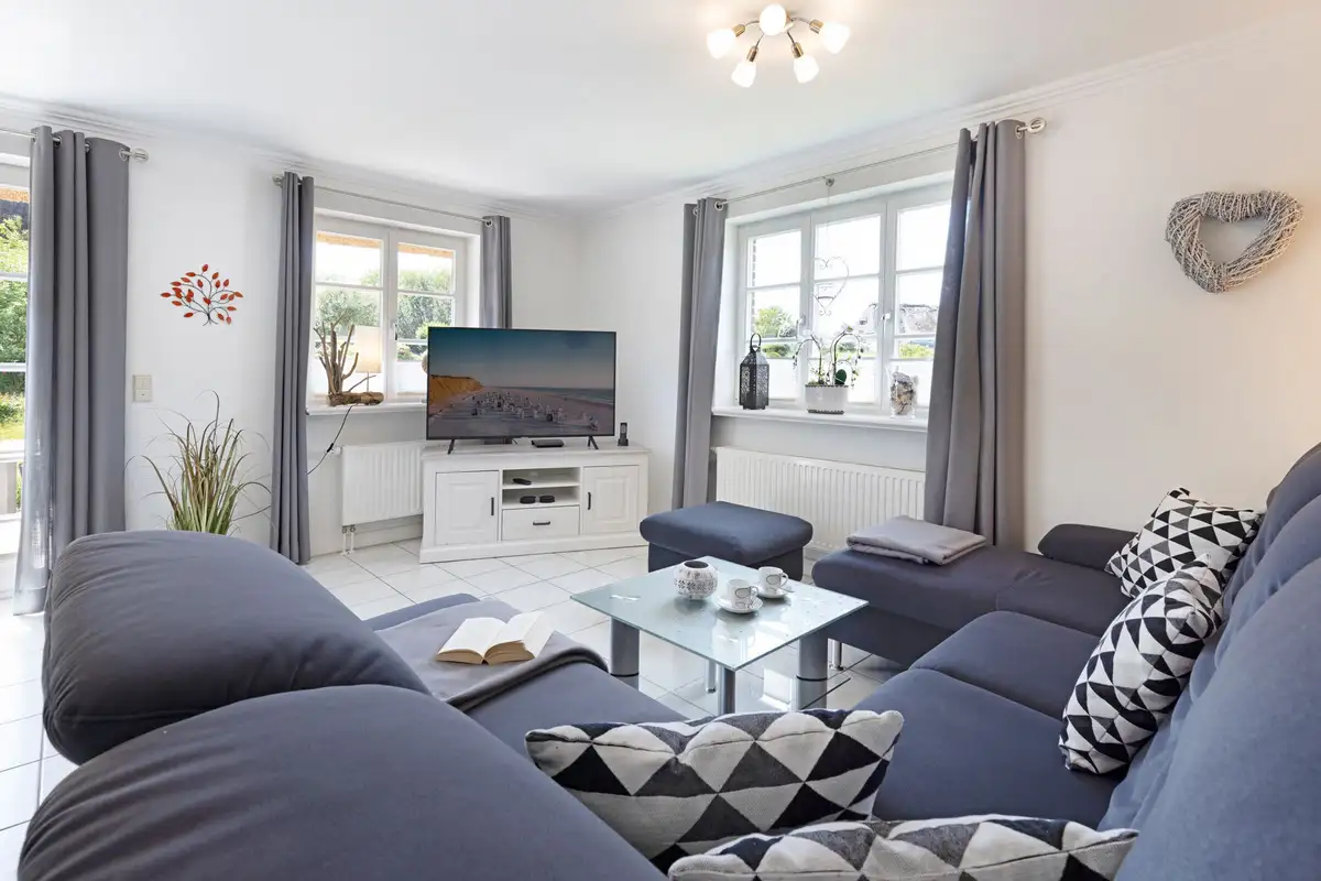 Ferienwohnung Sylt List Watt n Meer Wohnzimmer