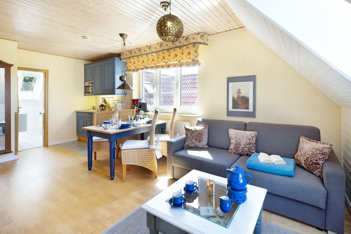 Ferienwohnung Sylt List Wattkieker Wohnzimmer