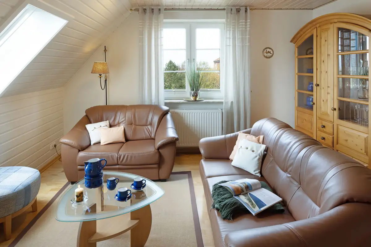 Ferienwohnung Sylt List Weitblick Wohnzimmer