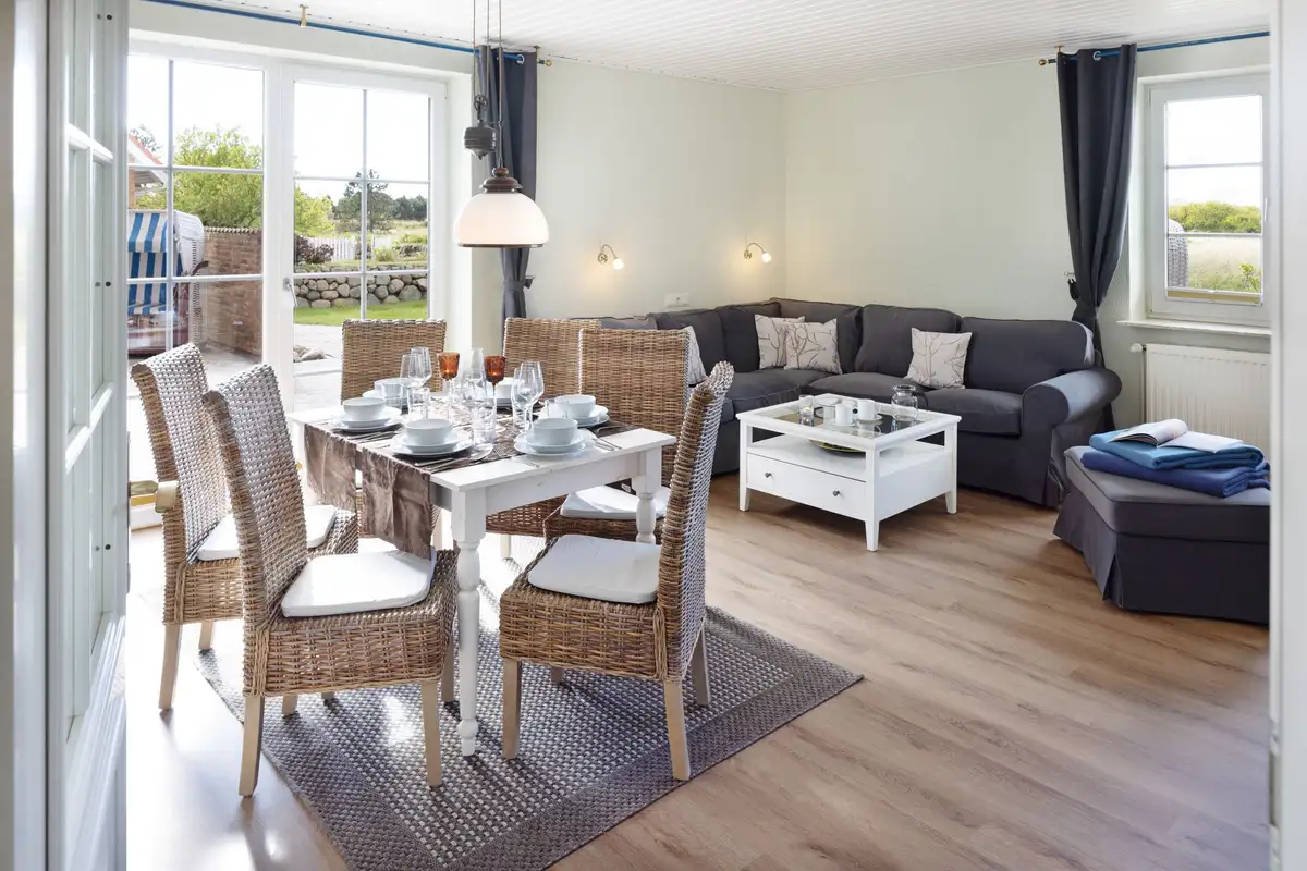Ferienwohnung Sylt List Wellenreiter Wohnzimmer