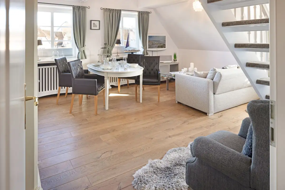 Ferienwohnung Sylt List Westend Wohnzimmer