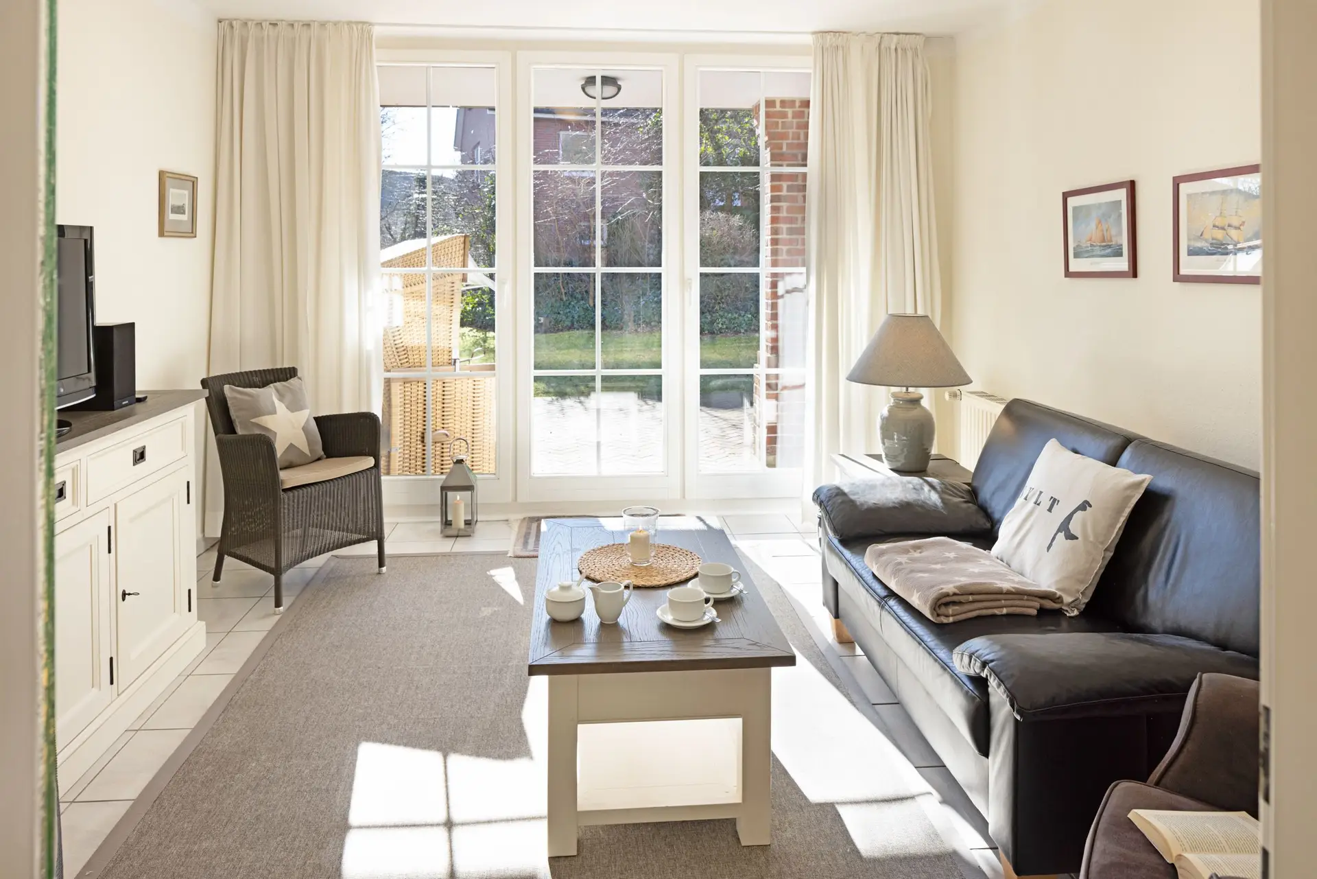 Ferienwohnung Sylt List Cap Verde Wohnzimmer