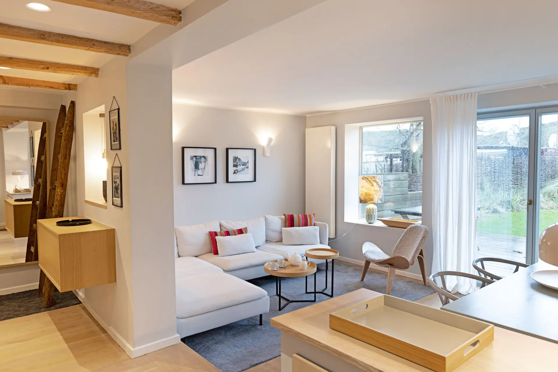 Ferienwohnung Sylt List Haus Fiftyfour Loft Wohnzimmer