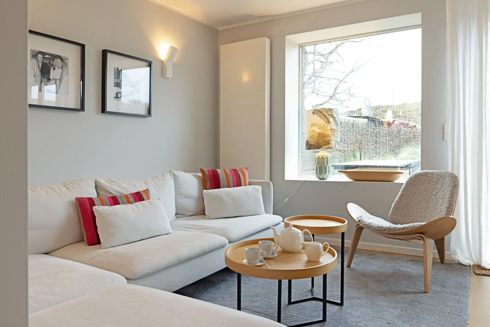 Ferienwohnung Sylt List Haus Fiftyfour Loft Wohnzimmer