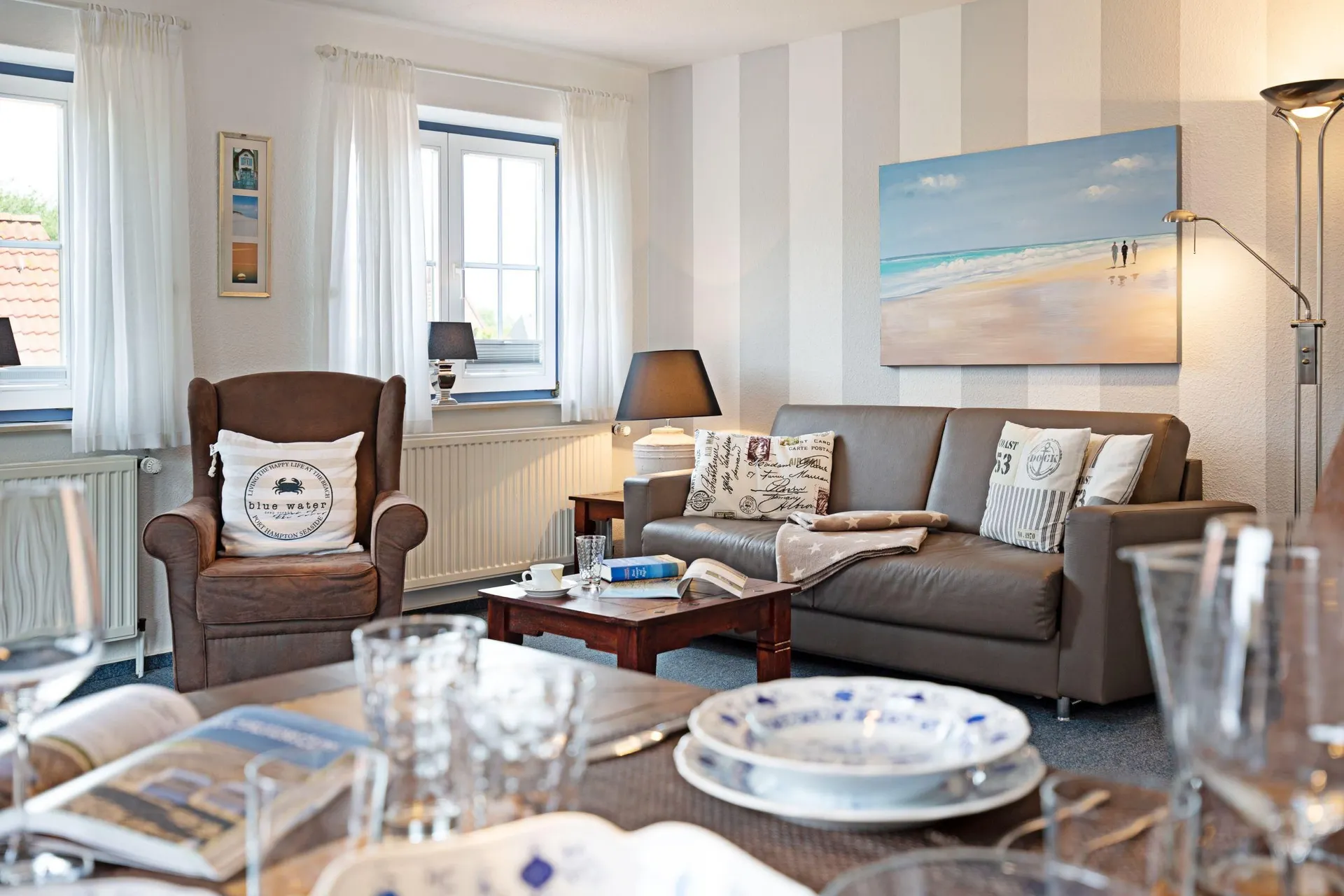Ferienwohnung Sylt List Cap San Augustin Wohnzimmer