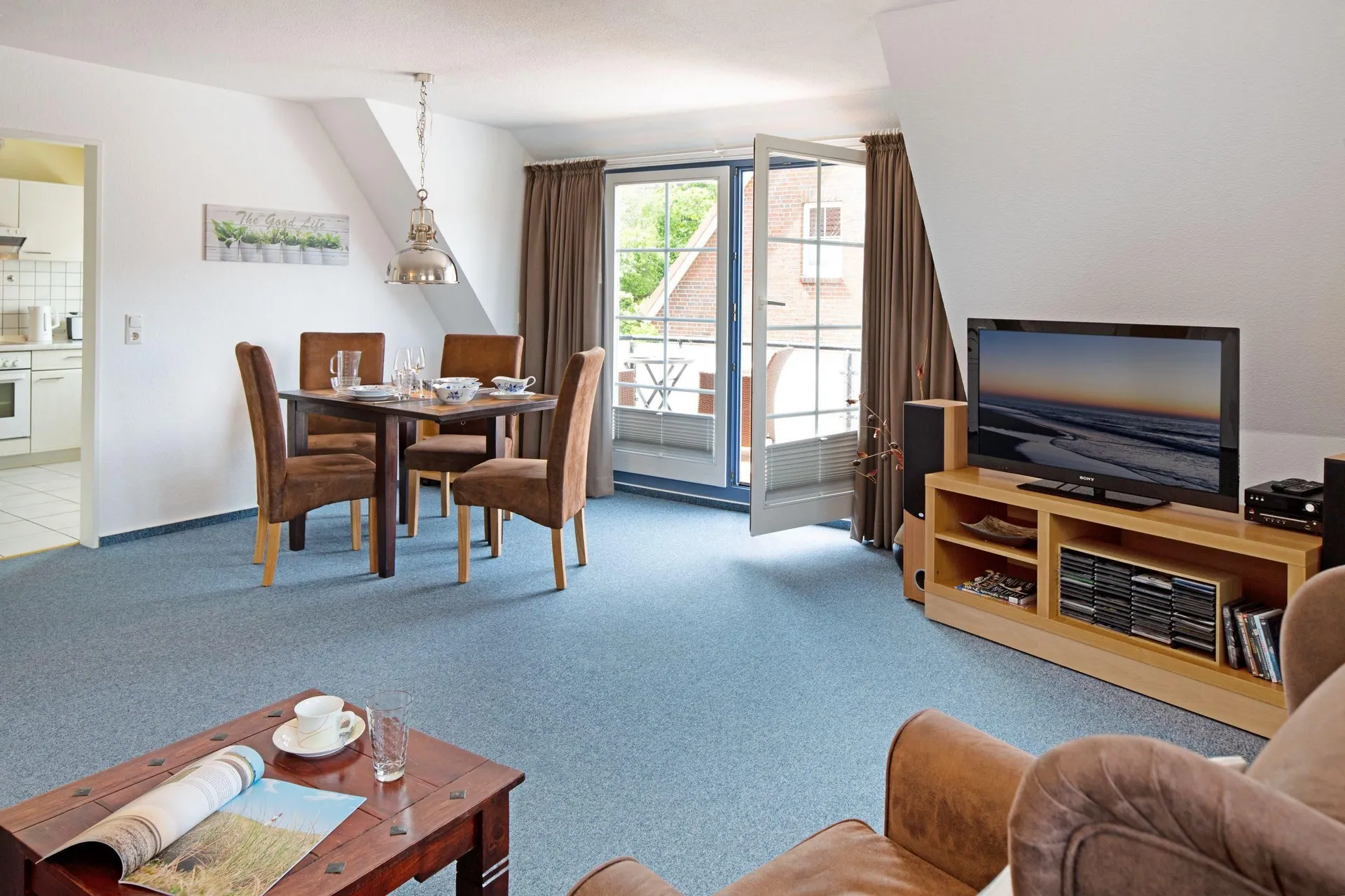 Ferienwohnung Sylt List Cap San Augustin Wohnzimmer