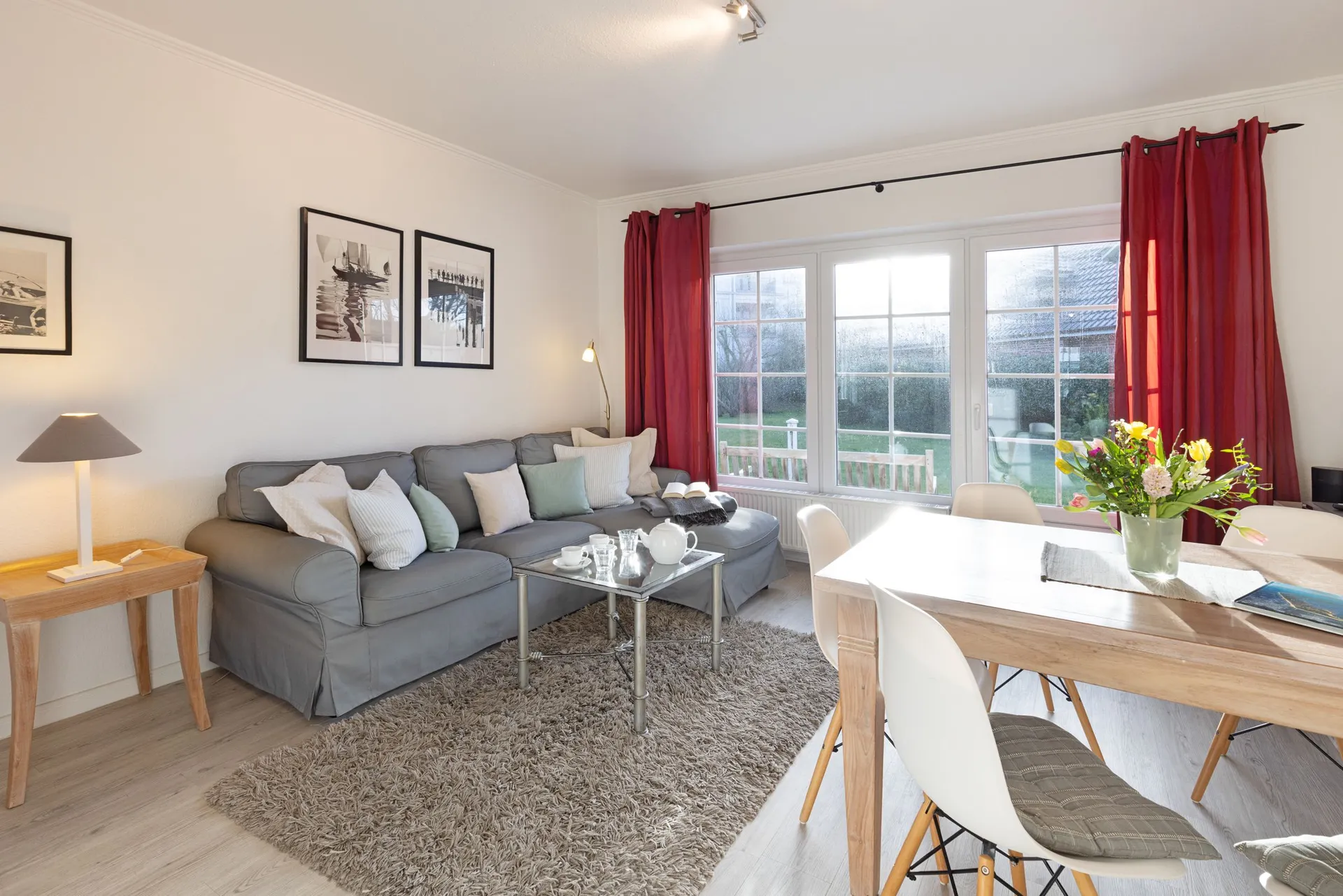 Ferienwohnung Sylt List Hahnsnest Wohnzimmer
