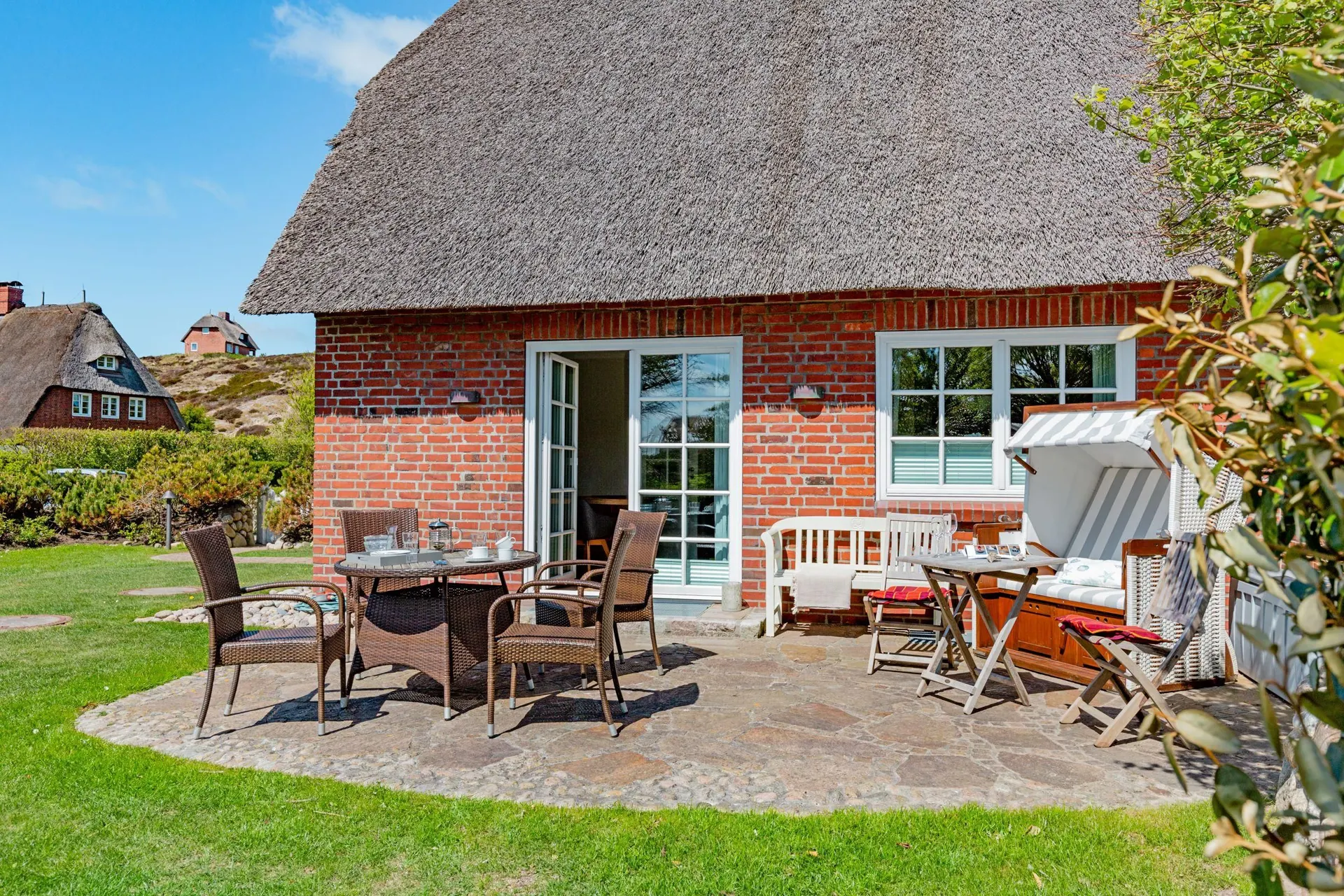 Ferienwohnung Sylt List Haus Dünenmeer Terrasse