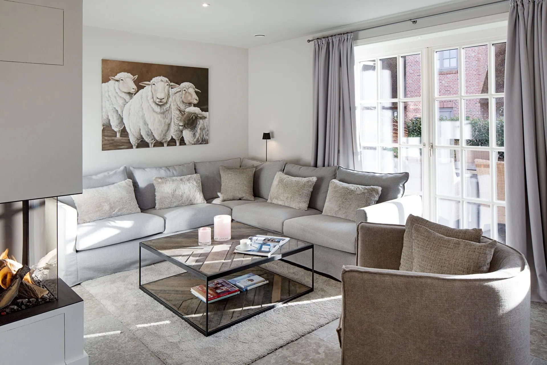 Ferienwohnung Sylt List Haus Lister Reet Lodge Wohnzimmer