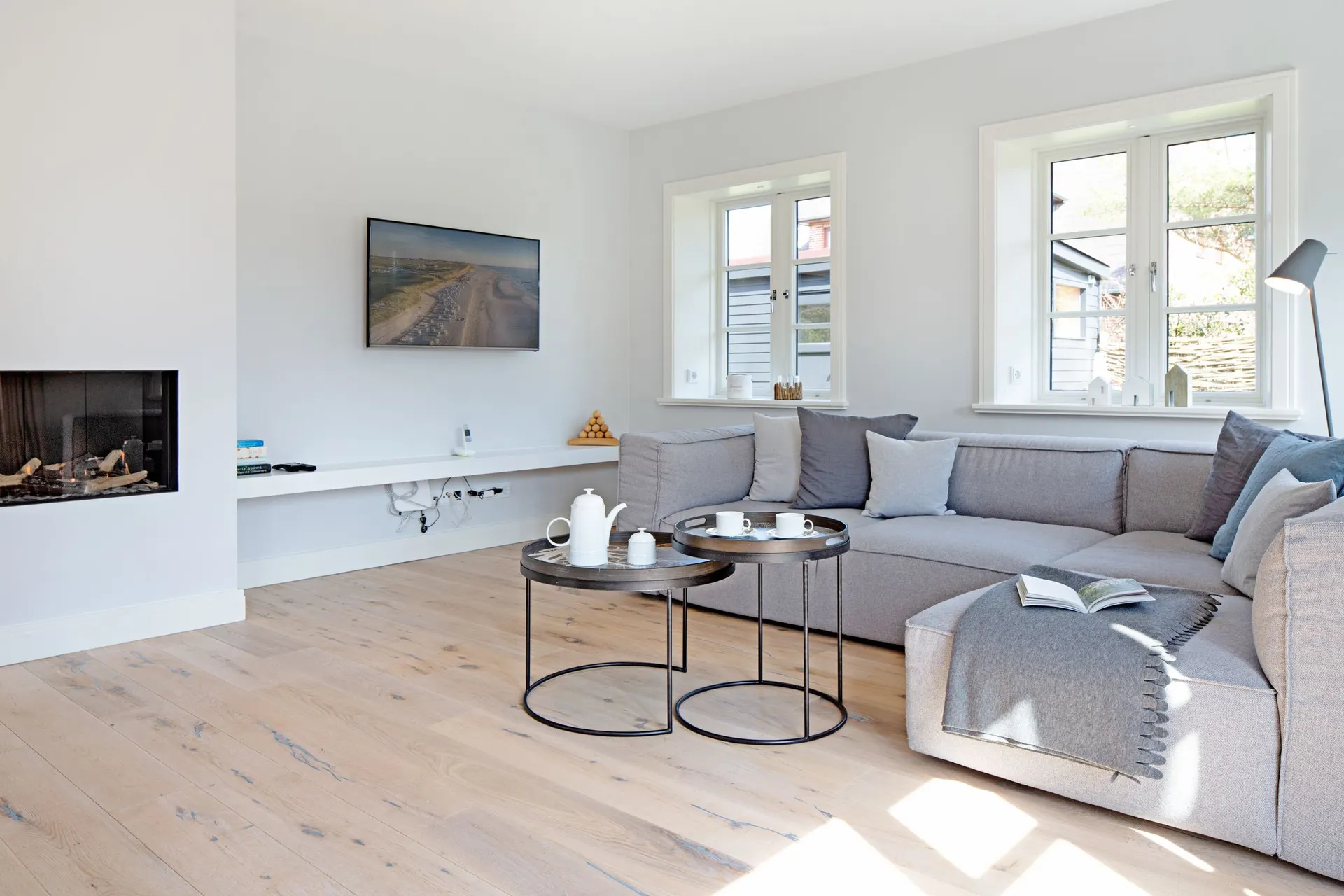 Ferienwohnung Sylt List Haus Nordic Breeze Wohnzimmer