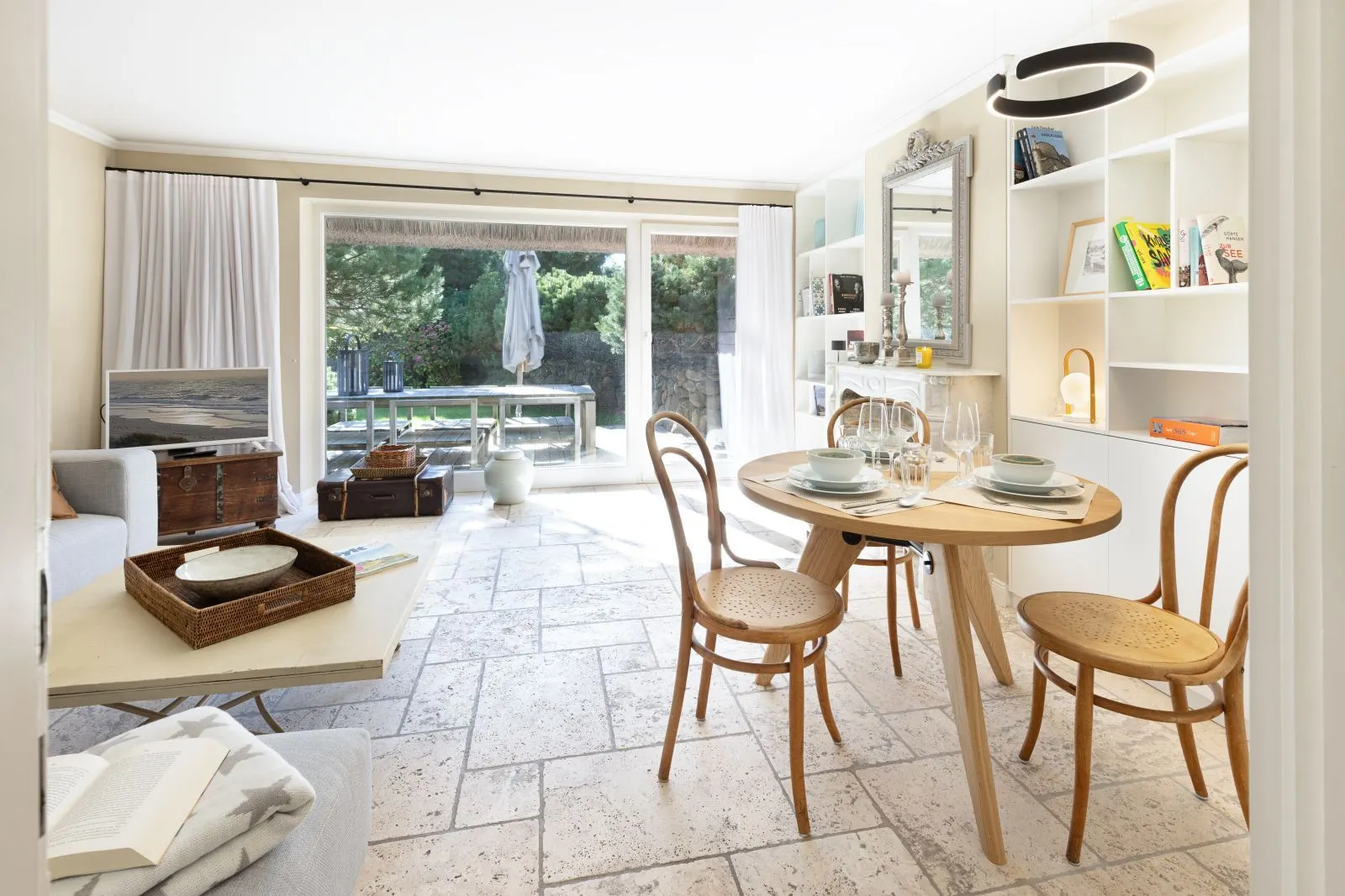 Ferienwohnung Sylt List Haus Sylt-Cottage Wohnzimmer