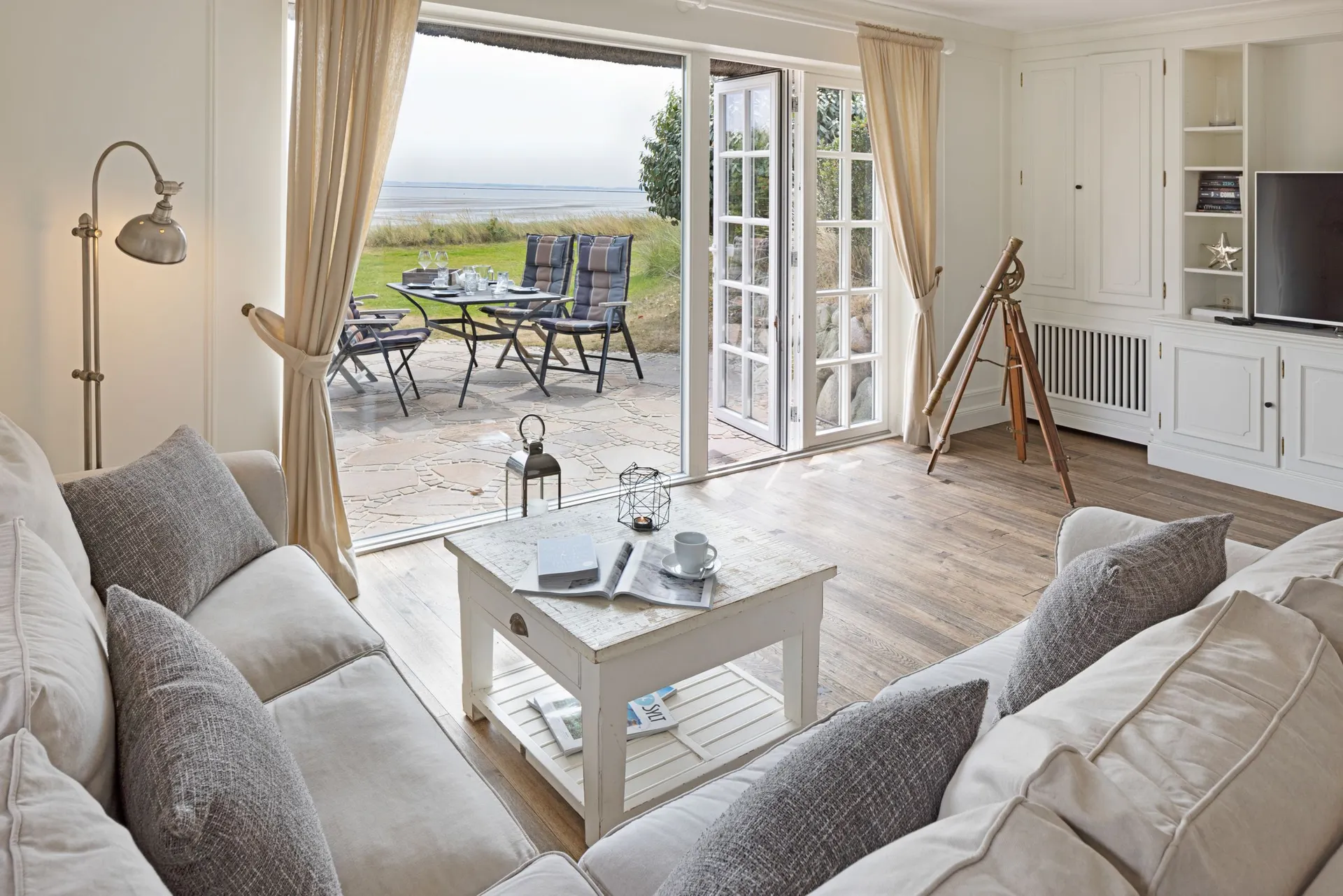 Ferienwohnung Sylt List Haus Syltbeach Wohnzimmer