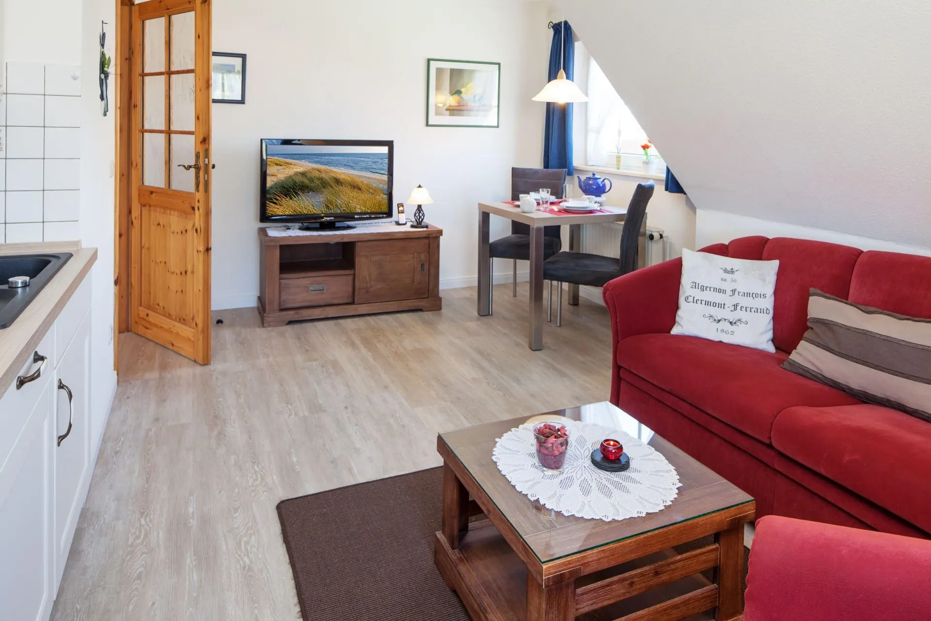Ferienwohnung Sylt List Itüüs Ellenbogen Wohnzimmer