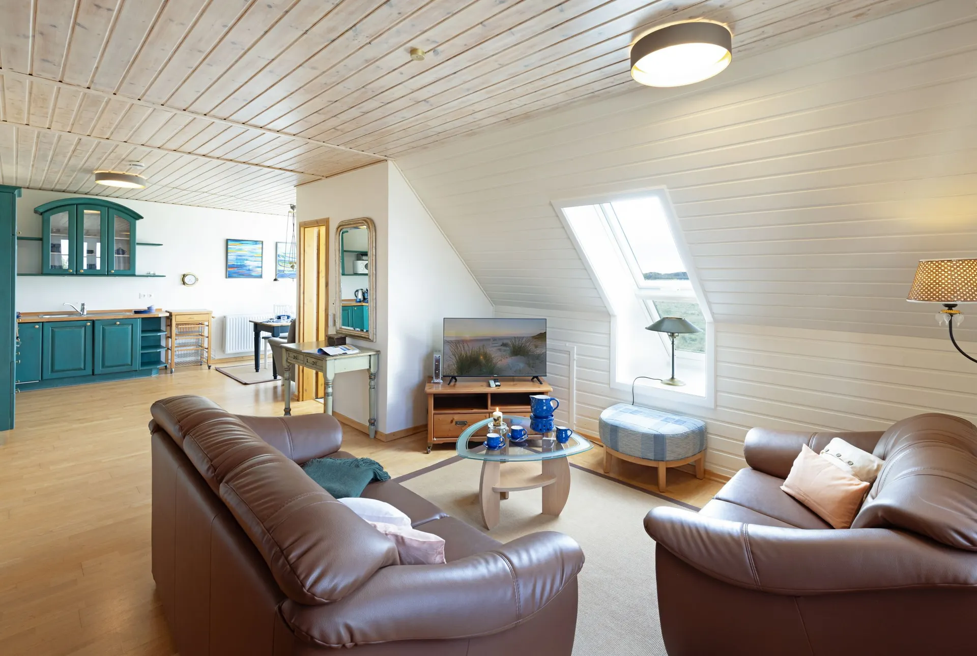 Ferienwohnung Sylt List Weitblick Wohnzimmer